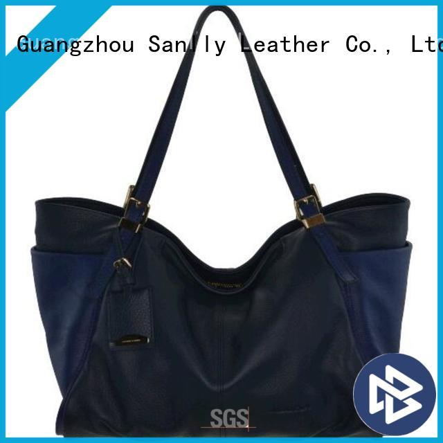 Sanlly tote ladies leather handbags stylish for summer