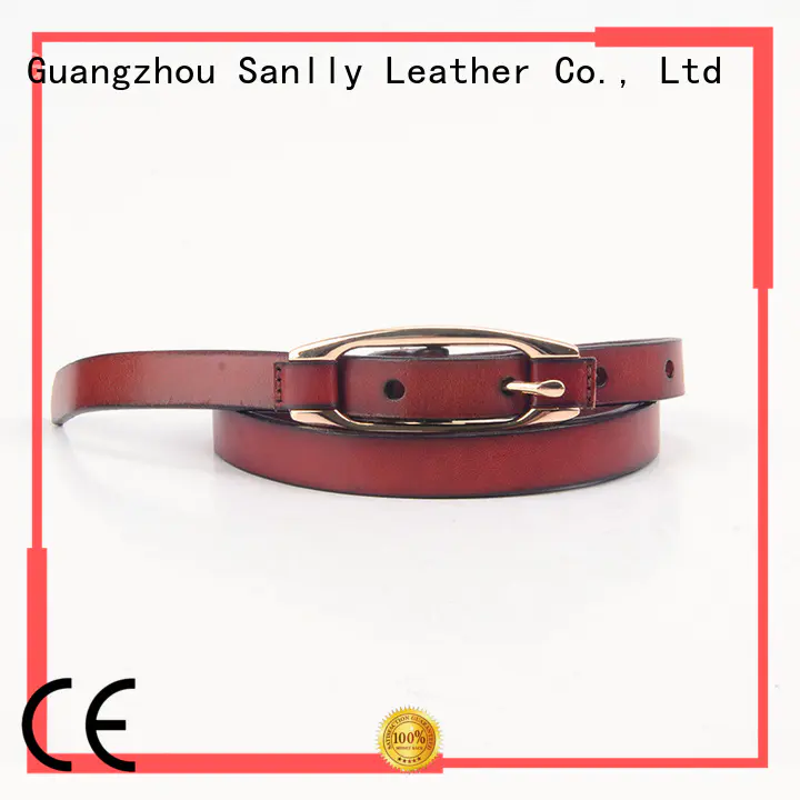 solid mesh men's leather belts handmade free sample for shopping