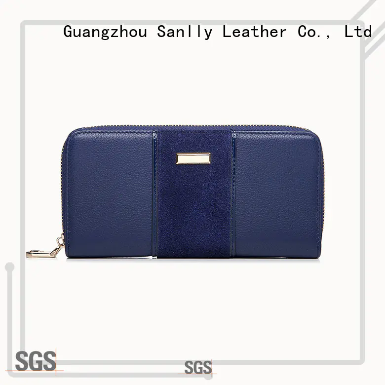 high-quality womens leather purse wallet women OEM for girls