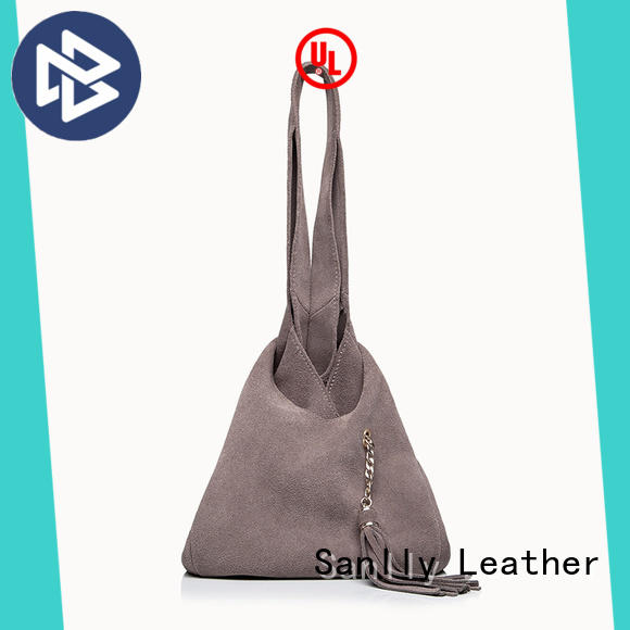 Winter Suede Ladies Leather Tote Bag Casual Leather Tote Bags