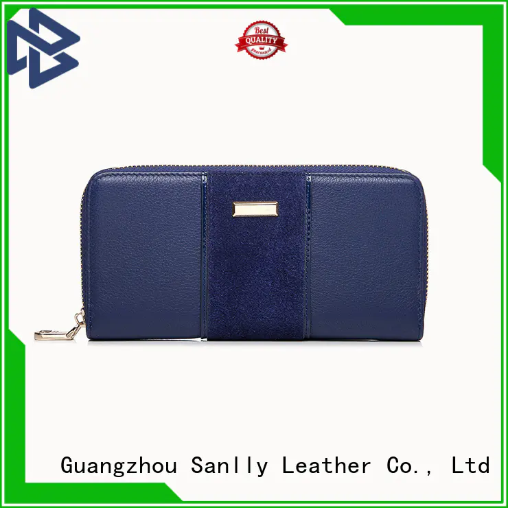 Sanlly durable girls leather wallet supplier for women