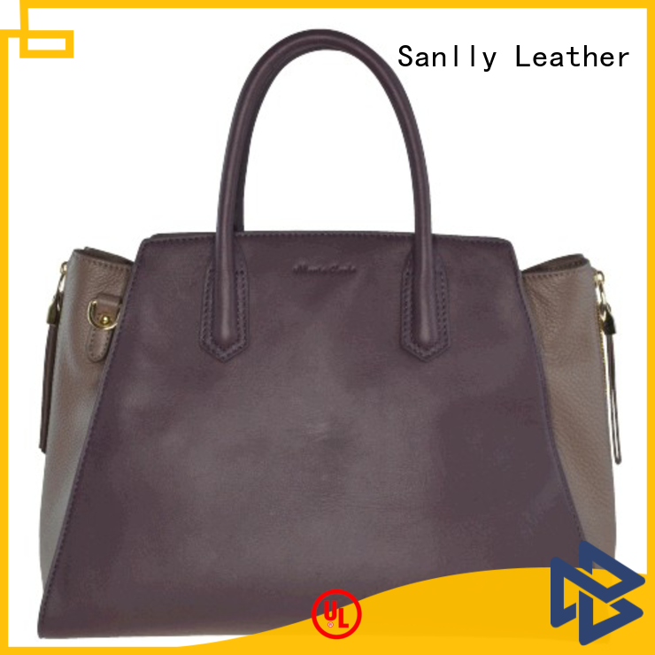 High-quality small brown leather bag handbag leopard haircalf design for fashion