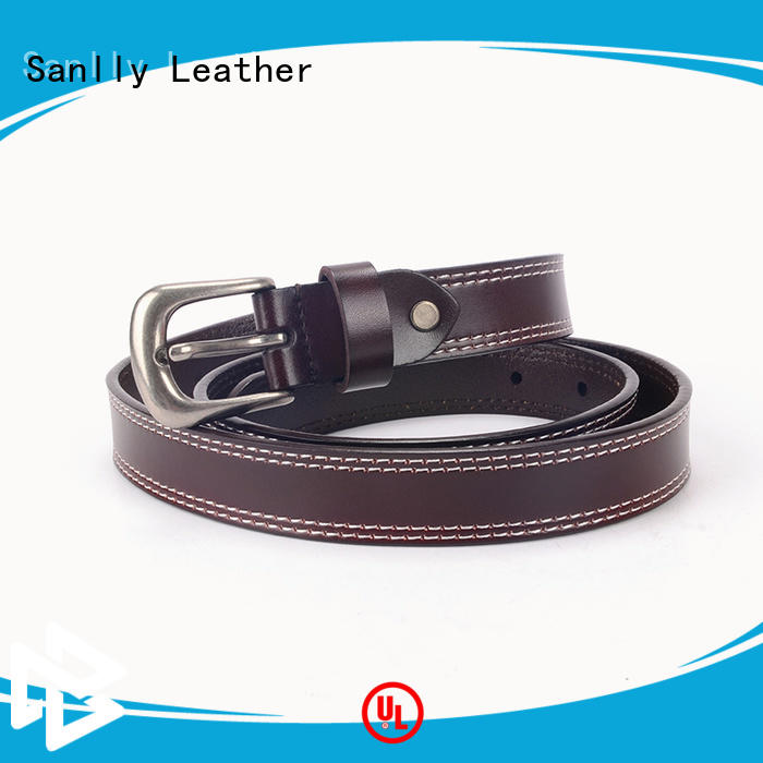 Sanlly design best mens leather belts customization for shopping