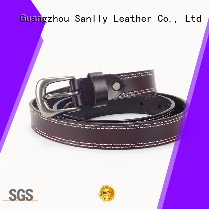 cool pure leather belt for mens bulk production for girls Sanlly