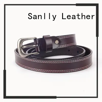 cow men's fashion leather belts ODM for shopping Sanlly