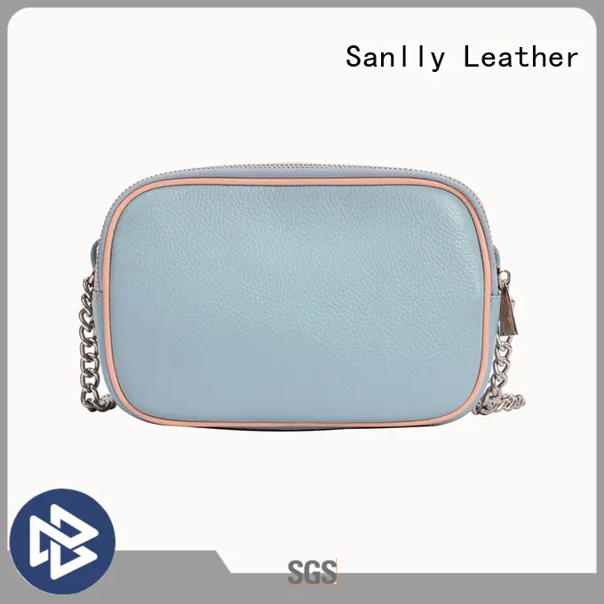 Sanlly real ladies soft leather shoulder bags customization for women