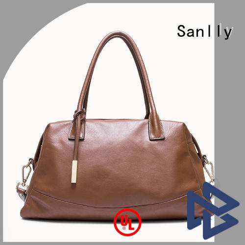 Sanlly handmade women's leather handbags bulk production for modern women