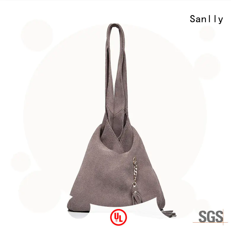Sanlly cool ladies leather tote bag customization for women