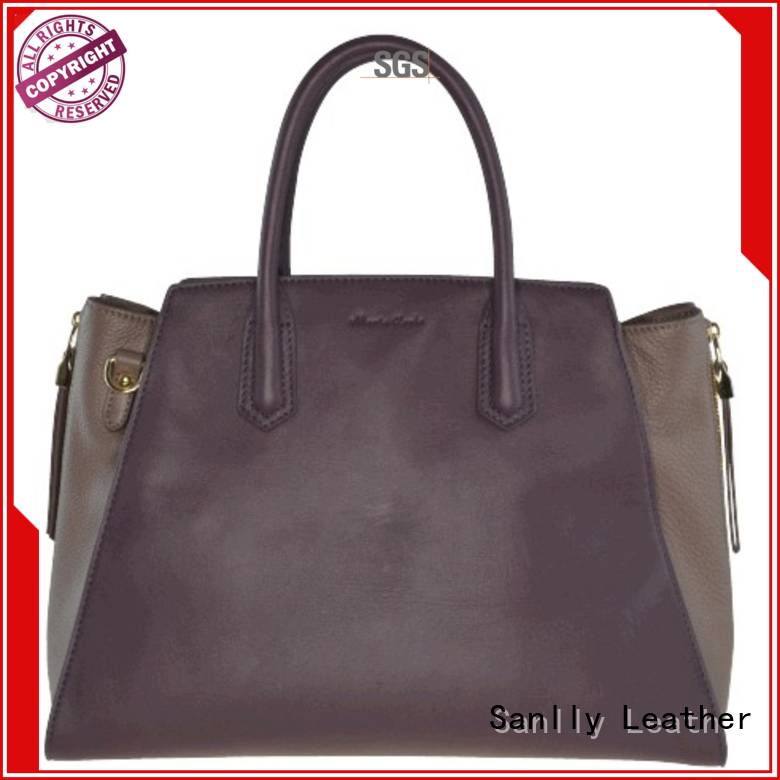 Sanlly leather small bags for women leopard haircalf design for women