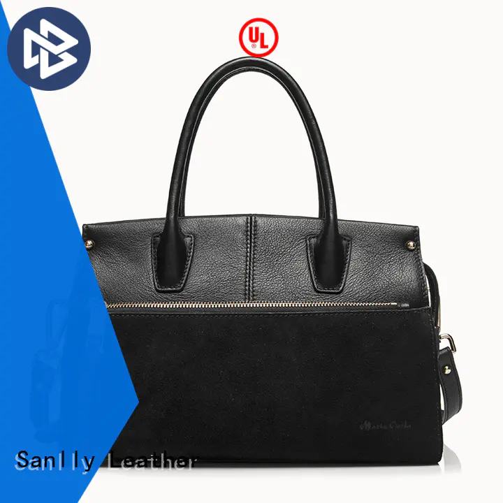 leather women's designer handbags supplier for women Sanlly