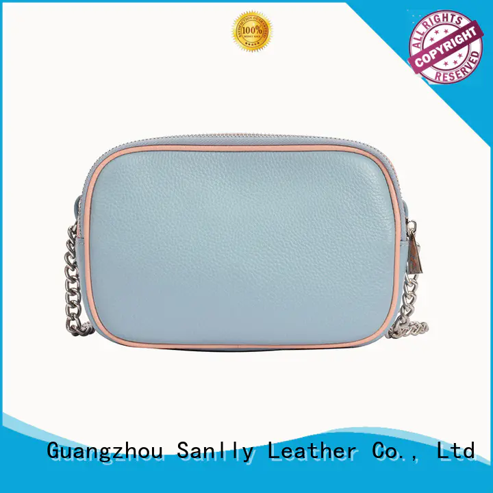 Breathable genuine leather bags design customization for shopping