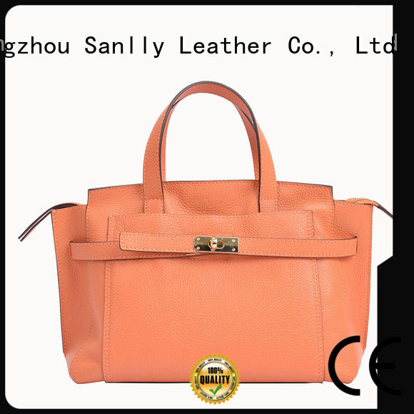 Sanlly smooth shopping ladies bag customization