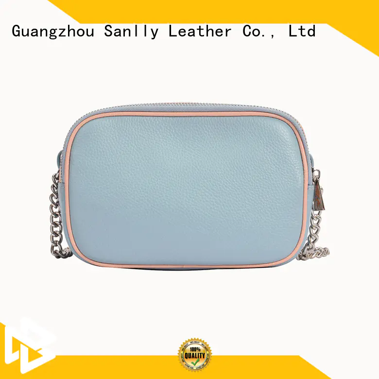 Sanlly Breathable designer leather shoulder bags bulk production for modern women