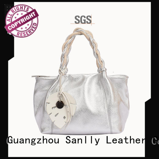 purple large leather handbags supplier for modern women Sanlly