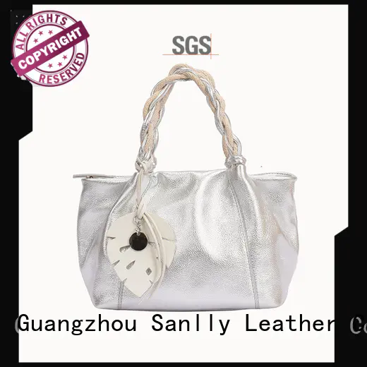 purple large leather handbags supplier for modern women Sanlly