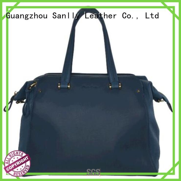 Sanlly high quality ladies leather handbags stylish for fashion