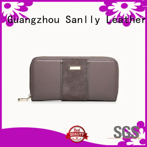 Sanlly on-sale womens small trifold wallet haircalf for women