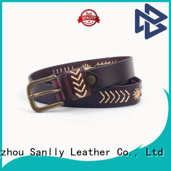 Sanlly punk mens casual leather belt get quote for girls
