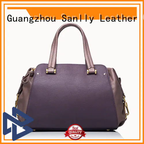 Purple Nappa Genuine Leather Handbags Womens Leather Handbags