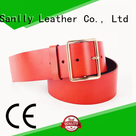 Sanlly funky cool mens leather belts bulk production for modern men