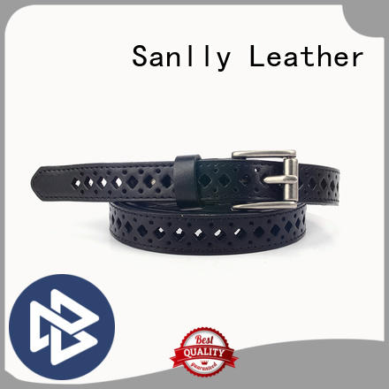 Sanlly hollow thin belt for dress for wholesale