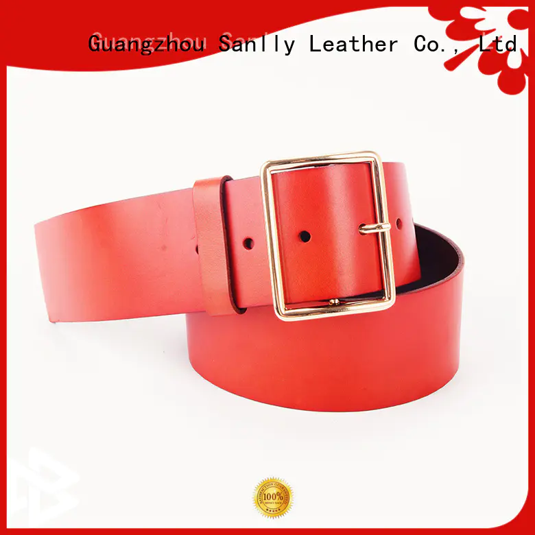 Sanlly Latest leather belt price OEM for shopping