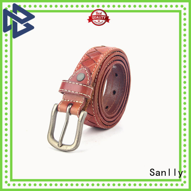 Sanlly real casual male belts factory for men