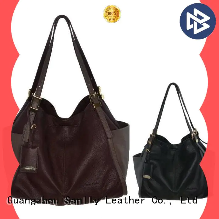 Sanlly leather ladies grey handbags company for summer