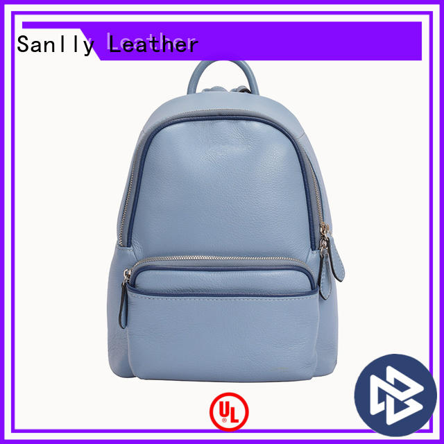 Sanlly high-quality popular leather backpacks ladys for modern women
