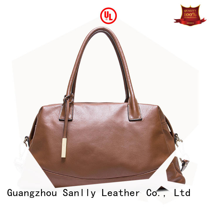 Sanlly on-sale womens leather tote bag customization for girls