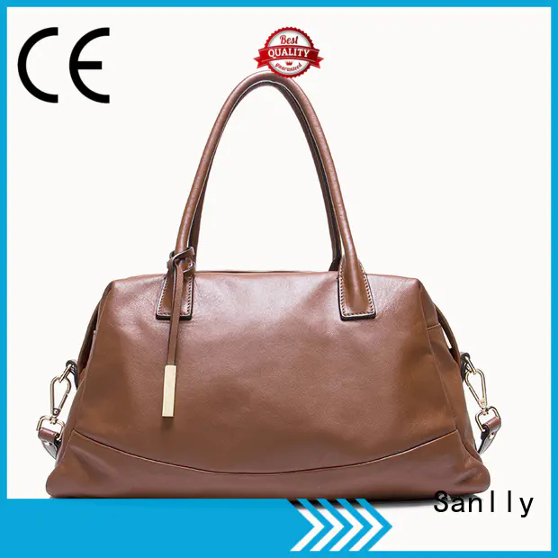 Sanlly ladies women's genuine leather handbags ODM for women