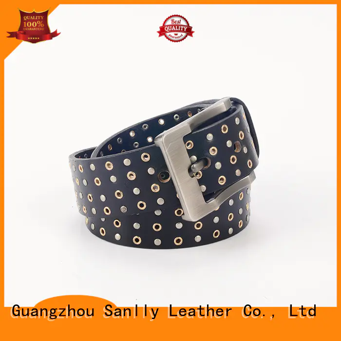 Sanlly Breathable men's leather belts customization for modern men