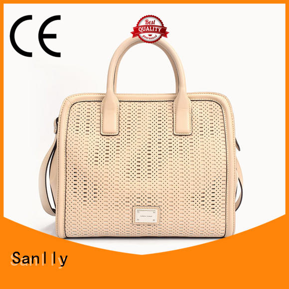Sanlly soft real leather handbags get quote for girls