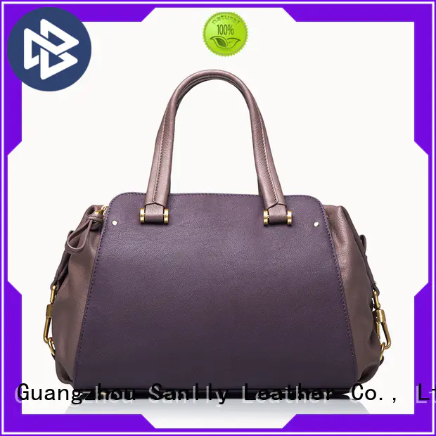 Sanlly durable leather shoulder handbags for wholesale for women