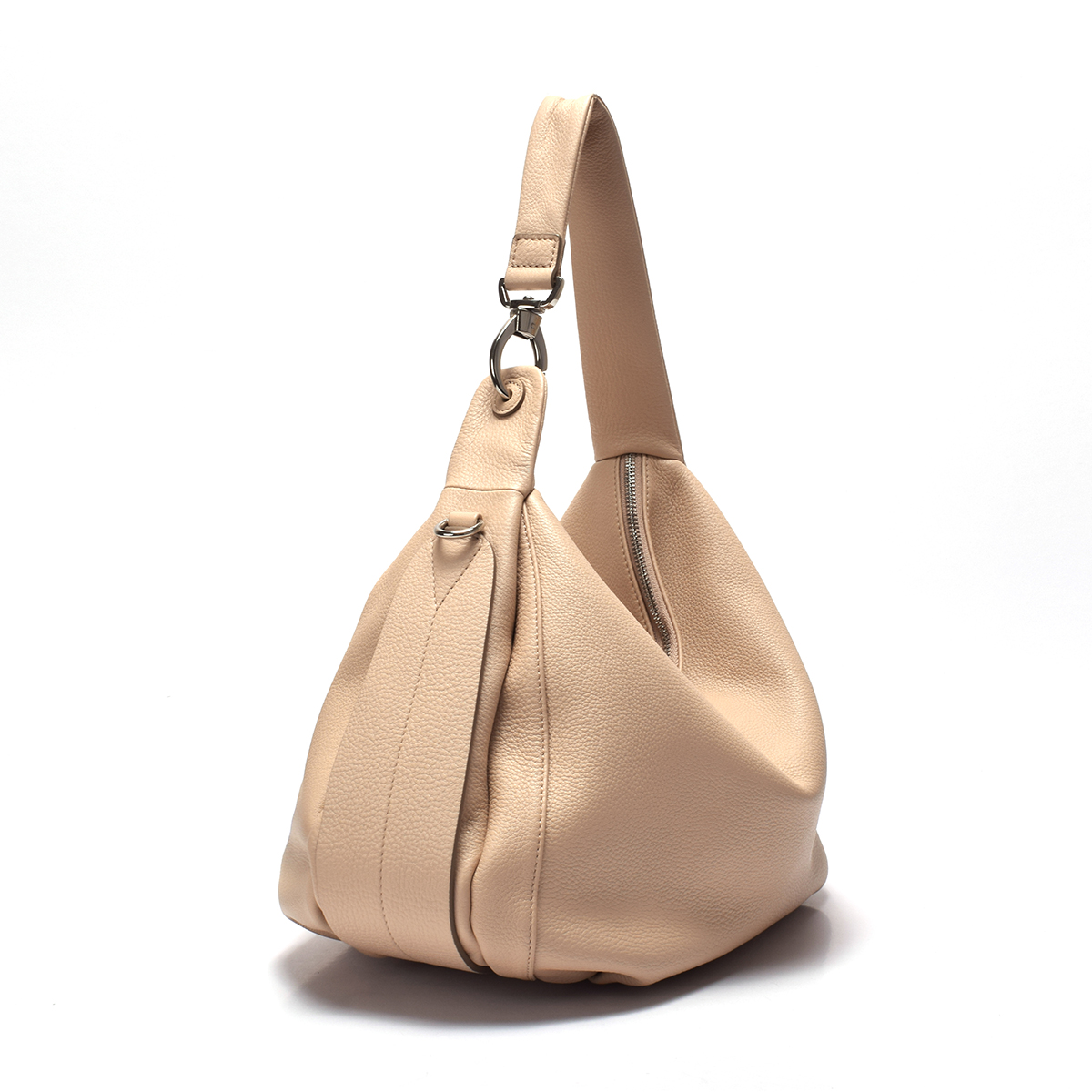 solid mesh black handbag with shoulder strap real for business for modern women-2