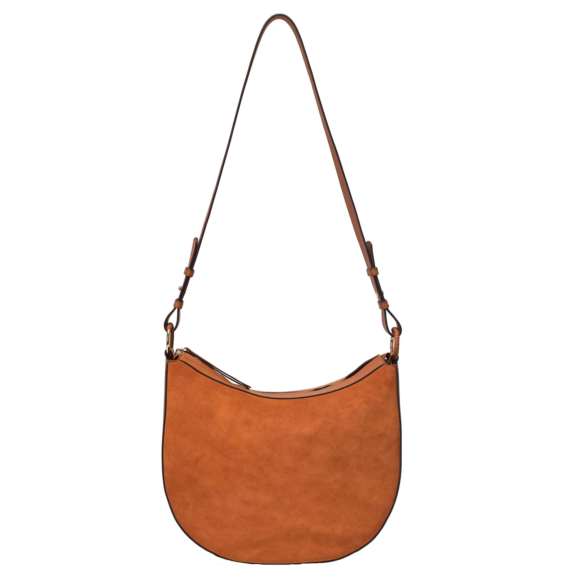 Leather crossbody for ladies shoulder handbag in genuine leather