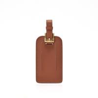 Women's luggage tag in leather  leahter luggage tag for women