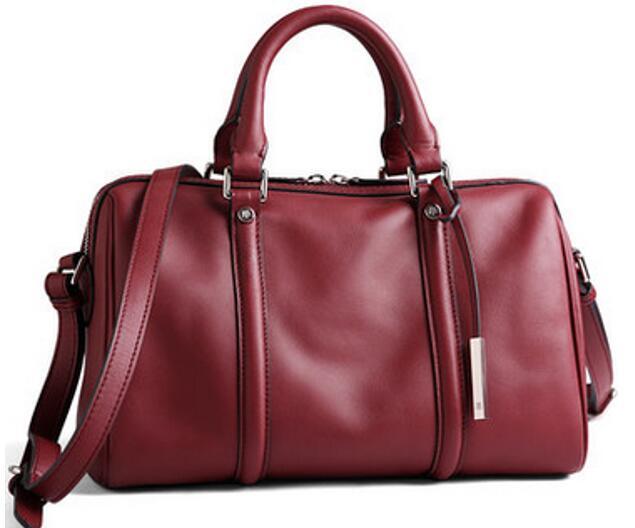 Red Classical lady tote shoulder bag