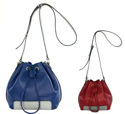 Contrast color fashion bag collections