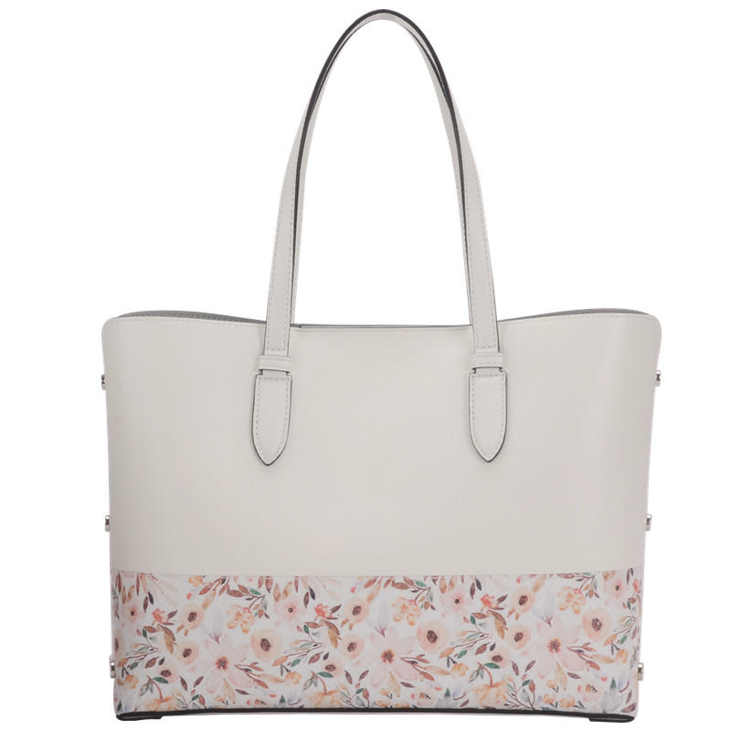 Fashion lady handbag with print pattern